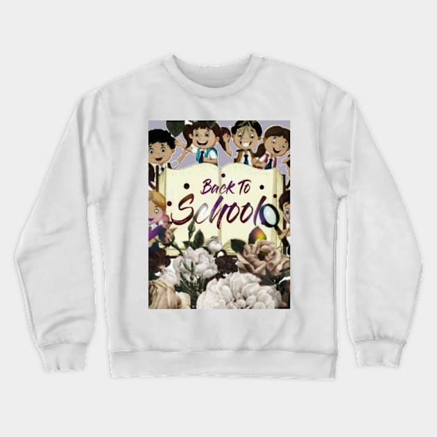 Back to school Crewneck Sweatshirt by Jumana2017